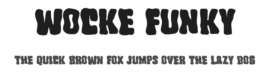 Wocke Funky by M Arif Dwi Prasetyo & Eko Nurcahyo — Display Font