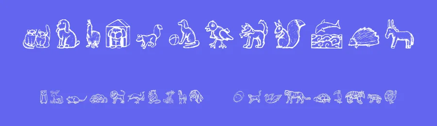 WoodcutAnimals — Display Font — thumbnail 3