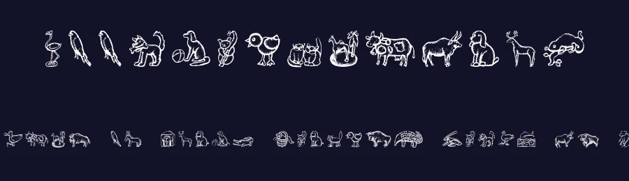 WoodcutAnimals — Display Font — thumbnail 2