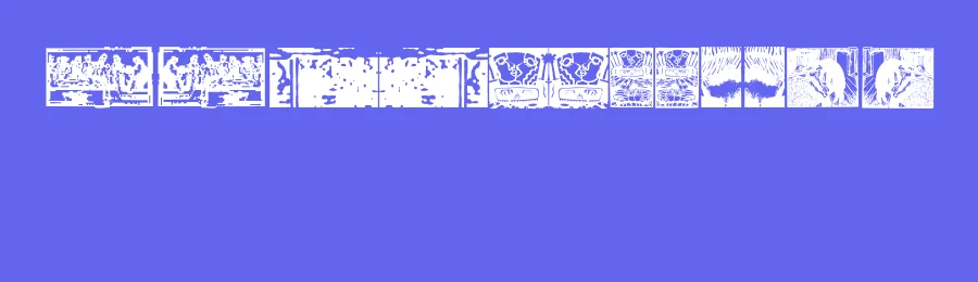 WoodcutBats — Display Font — thumbnail 3