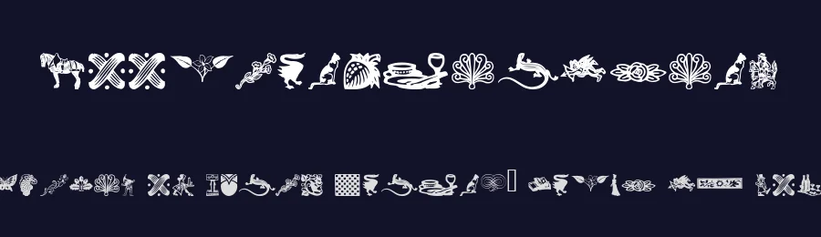 WoodcutOrnaments — Display Font — thumbnail 2