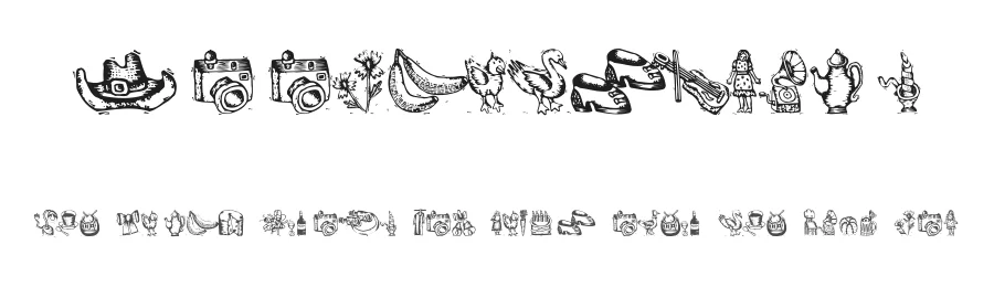 WoodcutsAgain — Display Font
