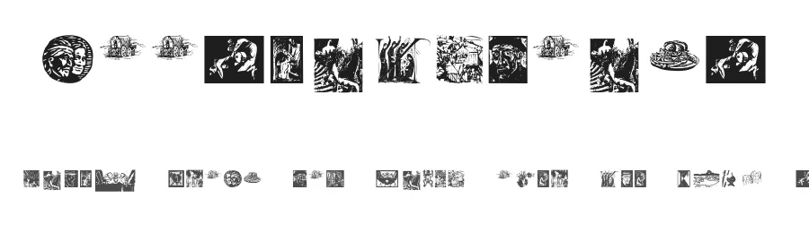 WoodcutsFound — Display Font