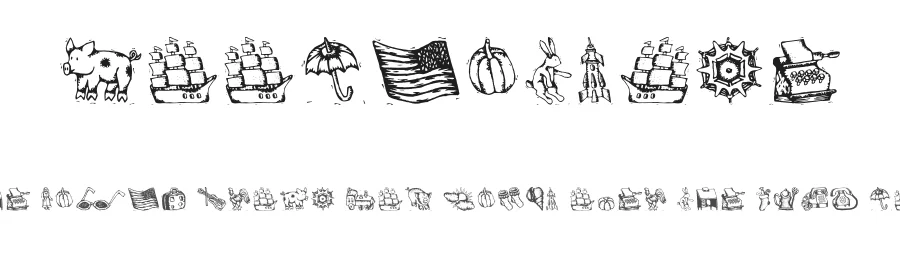 WoodcutsOne — Display Font