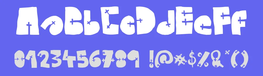 WOODCUTTER CROSS — Display Font — thumbnail 3