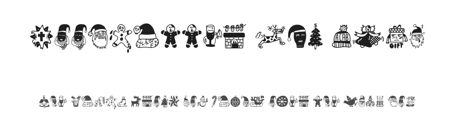 Woodcutter FCK XMAS by Woodcutter Manero — Display Font