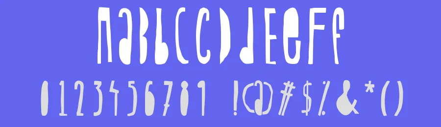 Woodcutter Gigantismo — Display Font — thumbnail 3