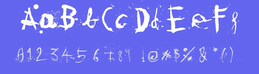 woodcutter TINTA CHINA — Display Font — thumbnail 3