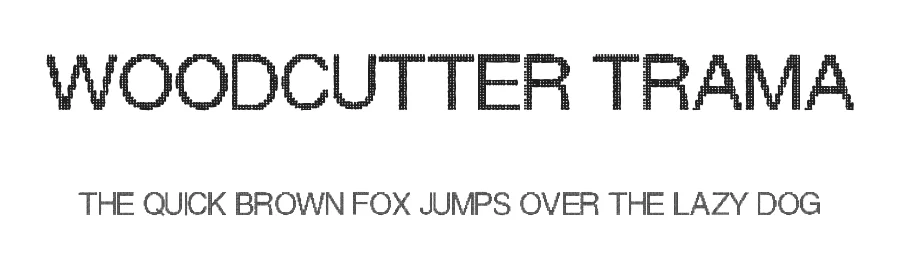 Woodcutter Trama by Woodcutter Manero — Display Font