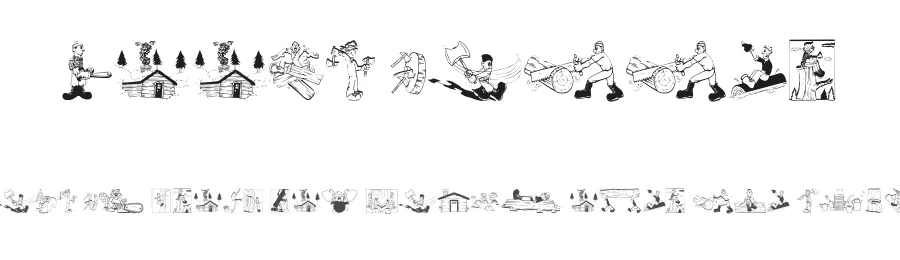 Woodcutter — Display Font