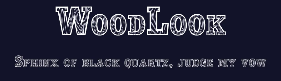WoodLook — Display Font — thumbnail 2