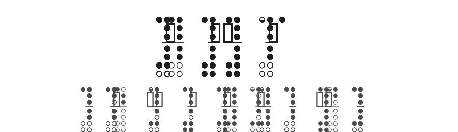 Woodwind Tablature Rec11 — Display Font