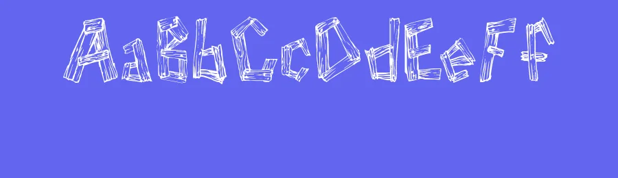WoodWud by Unknown — Display Font — thumbnail 3