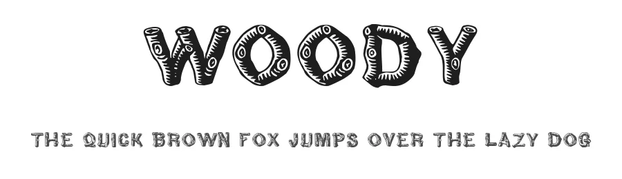 Woody by diane dipiazza/dinctype — Display Font