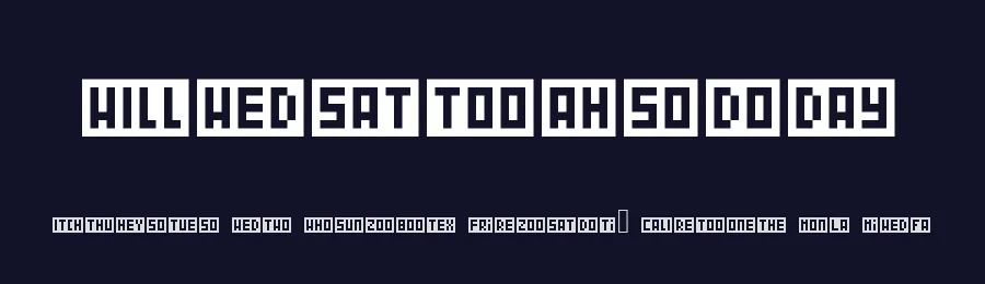WordBits — Display Font — thumbnail 2