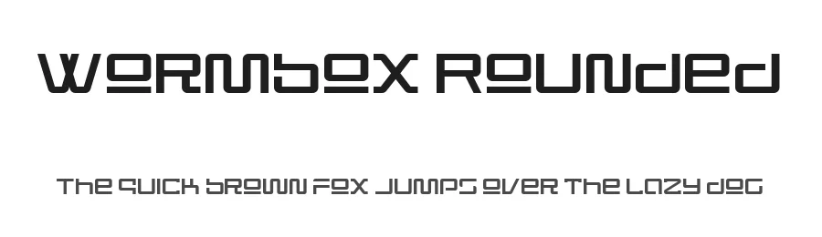 Wormbox Rounded by NimaVisual — Display Font