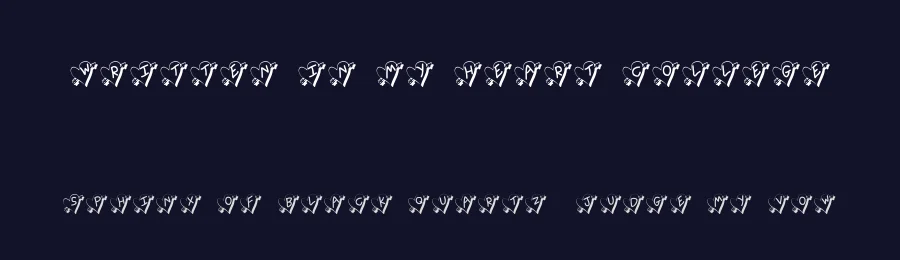 Written In My Heart College — Display Font — thumbnail 2