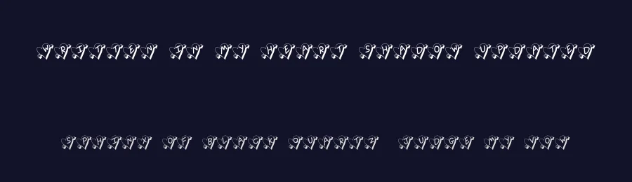 Written In My Heart Shadow Updated — Display Font — thumbnail 2