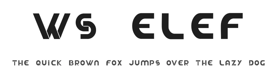 WS Elef — Display Font