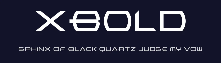 XBold — Display Font — thumbnail 2