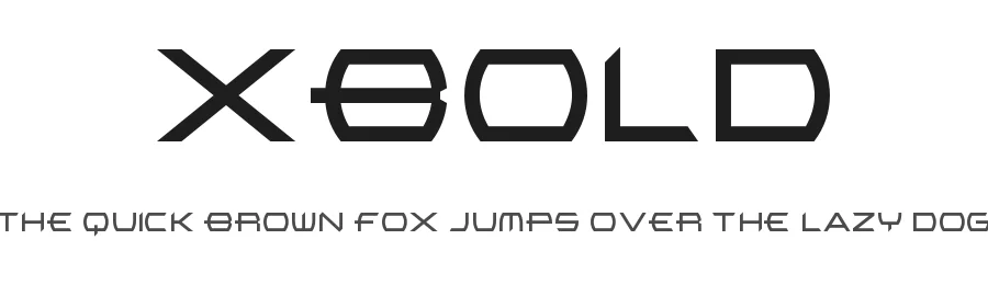XBold — Display Font