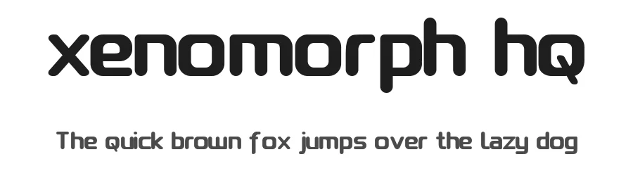 xenomorph hq — Display Font