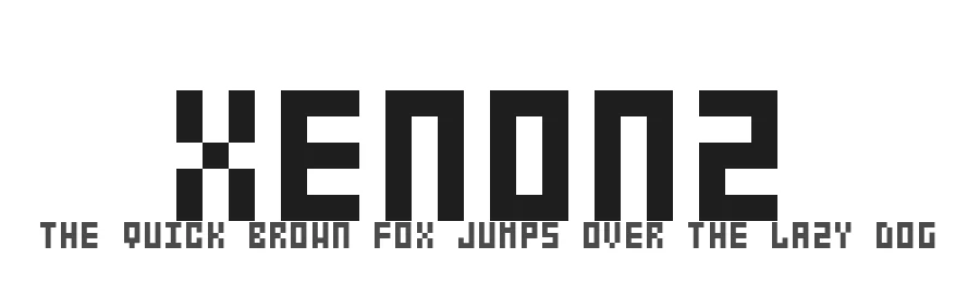 xenon2 — Display Font