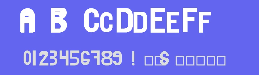 xhalfont — Display Font — thumbnail 3
