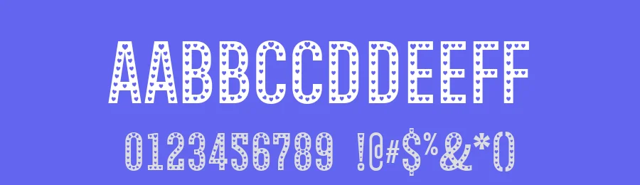 Xhers Alove by Situjuh Nazara — Display Font — thumbnail 3