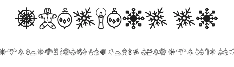 Xmasbats St by This font is an original work of southype dot com — Display Font