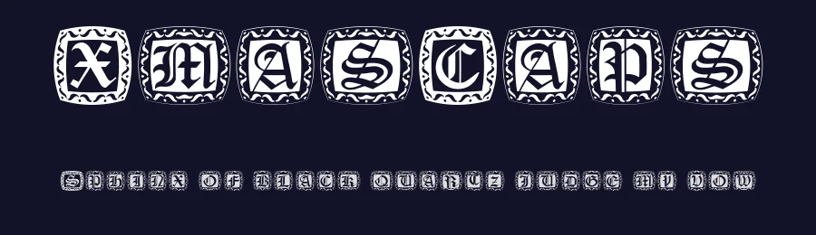 XmasCaps — Display Font — thumbnail 2