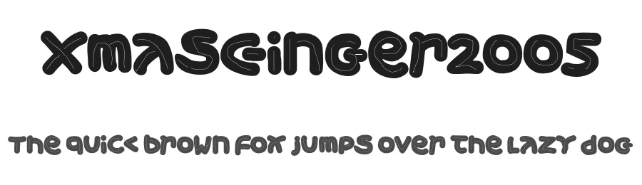 XmasGinger2005 — Display Font