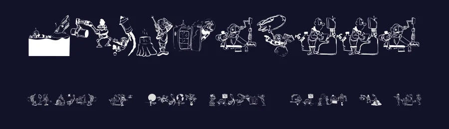 XmasOnMoon — Display Font — thumbnail 2