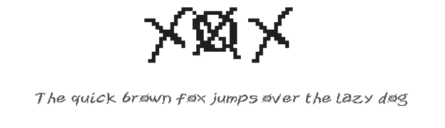 XOX — Display Font