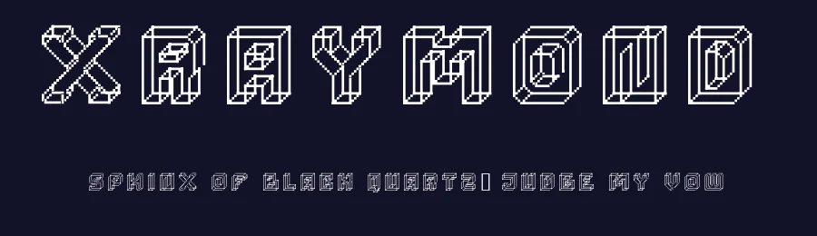 xraymond — Display Font — thumbnail 2