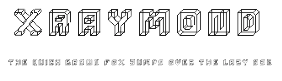xraymond — Display Font