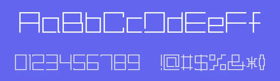 XSquare Lite — Display Font — thumbnail 3