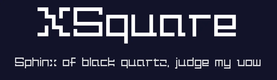 XSquare — Display Font — thumbnail 2