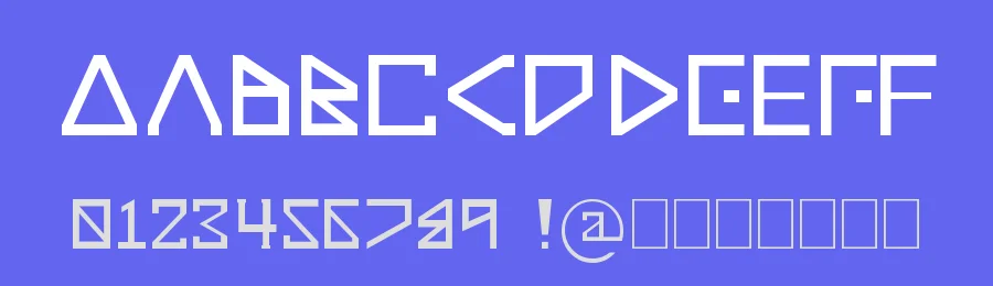 xxjjoosengx33xx EX II — Display Font — thumbnail 3