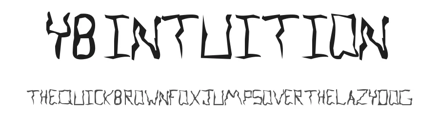 YB Intuition — Display Font