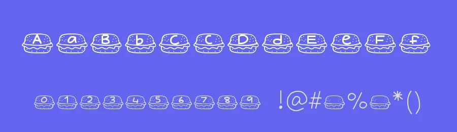 YBCheeseburgerAlphas — Display Font — thumbnail 3