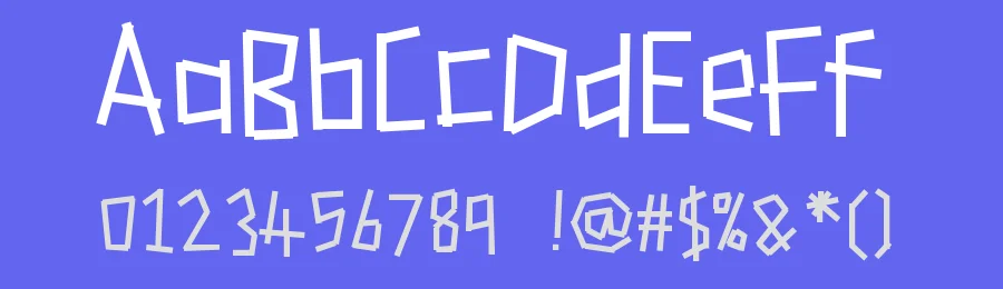 YBDoTheRobot — Display Font — thumbnail 3