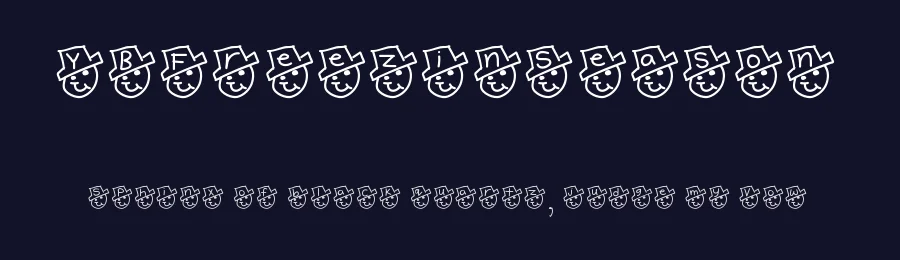 YBFreezinSeason — Display Font — thumbnail 2