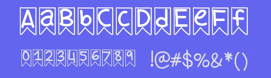 YBWhimsicalBanners — Display Font — thumbnail 3