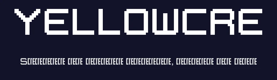 YELLOWCRE — Display Font — thumbnail 2