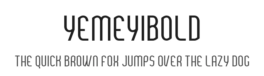 YemeyiBold by Audry Kitoko Makelelele — Display Font