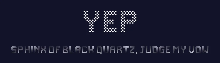 Yep by Situjuh Nazara — Display Font — thumbnail 2