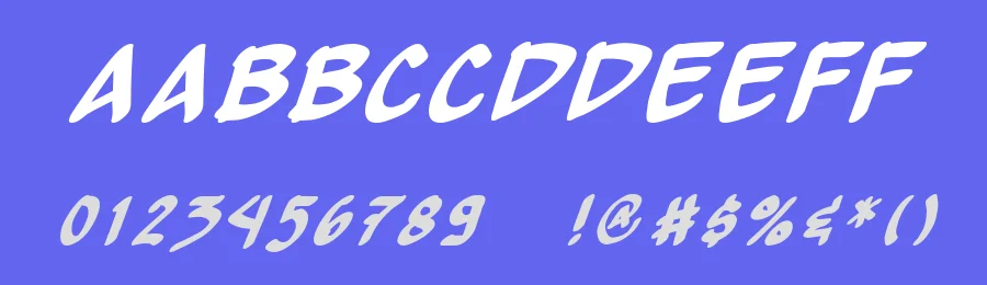 Yew Basturd BoldItalic — Display Font — thumbnail 3
