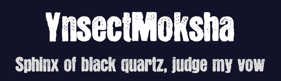 YnsectMoksha — Display Font — thumbnail 2