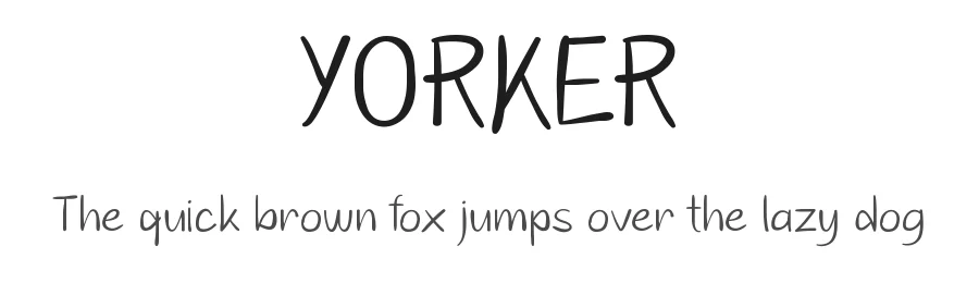 YORKER by PINISIART TEAM — Script Font